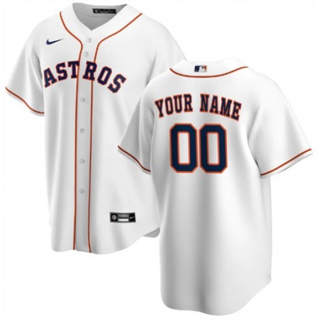 Men's Houston Astros Customized Stitched MLB Jersey Men's Houston Astros Customized Stitched MLB Jersey