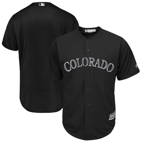 Men's Colorado Rockies Black 2019 Players' Weekend Replica Team Stitched MLB Jersey