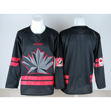 Men's Canada Hockey Black 2026 Away Replica Jersey