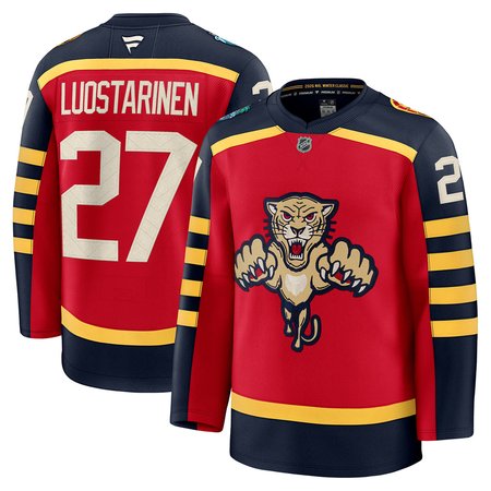 Youth Florida Panthers #27 Eetu Luostarinen Red NHL 2026 Winter Classic Jersey