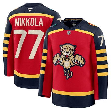 Youth Florida Panthers #77 Niko Mikkola Red NHL 2026 Winter Classic Jersey