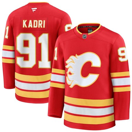 Youth Calgary Flames #91 Nazem Kadri Red Home Jersey