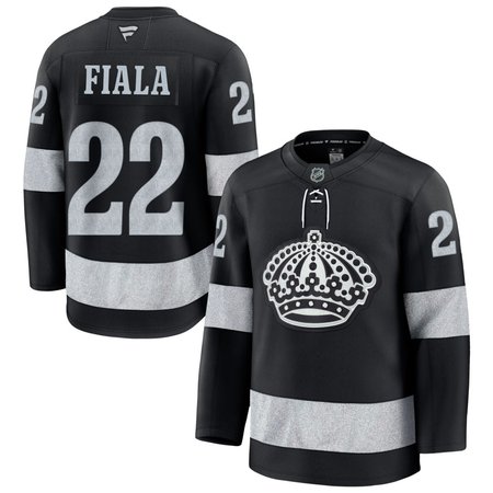 Men's Los Angeles Kings #22 Kevin Fiala Black Alternate Premium Jersey