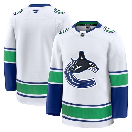 Men's Vancouver Canucks White Away Premium Jersey