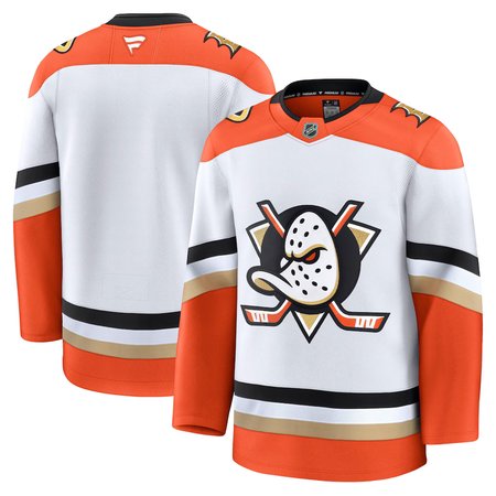 Youth Anaheim Ducks White Away Jersey