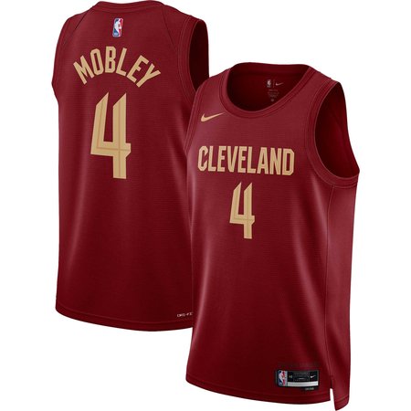 Women's Cleveland Cavaliers #4 Evan Mobley Wine Swingman Icon Edition Jersey