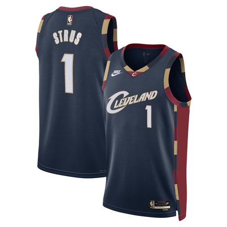 Women's Cleveland Cavaliers #1 Max Strus White Association Edition Swingman Jersey