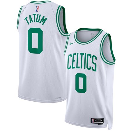 Men's Boston Celtics #0 Jayson Tatum White Swingman Association Edition Jersey