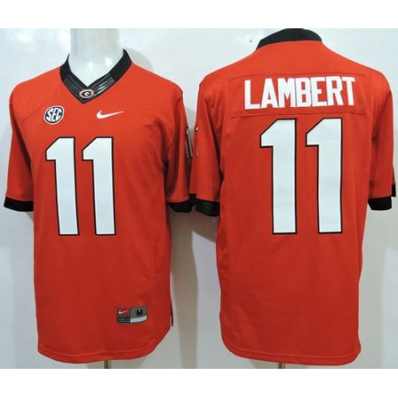 Bulldogs #11 Greyson Lambert Red Limited Stitched NCAA Jersey