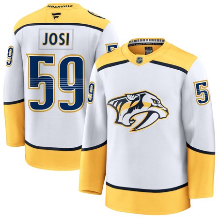 Men's Nashville Predators #59 Roman Josi White Home Stitched Hockey Premium Jersey