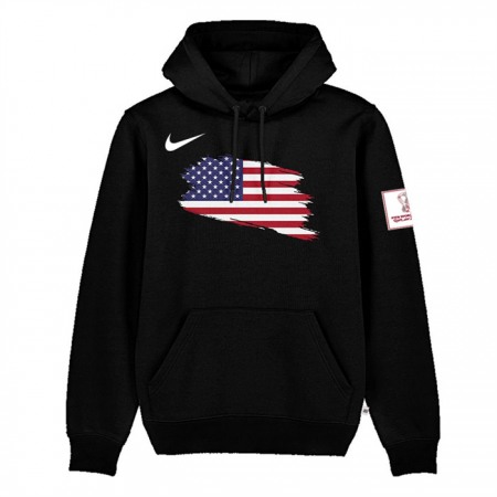 Men's USA Black 2022 FIFA World Cup Soccer Hoodie