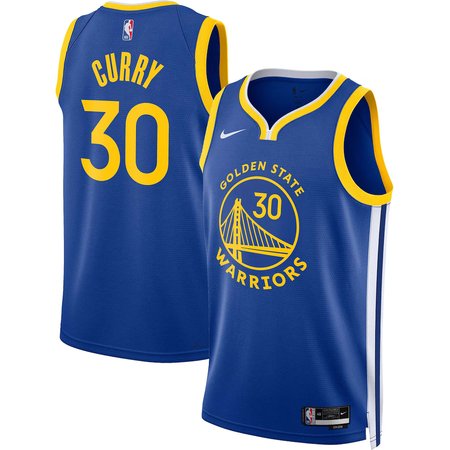 Men's Golden State Warriors #30 Stephen Curry Nike Royal Swingman Icon Edition Jersey