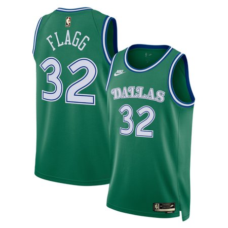 Men's Dallas Mavericks #32 Cooper Flagg Nike Green Swingman Classic Edition Jersey