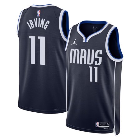 Men's Dallas Mavericks #11 Kyrie Irving Nike Navy Swingman Statement Edition Jersey