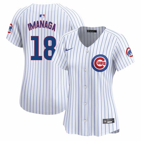 Women's Chicago Cubs #18 Shota Imanaga Blue Cool Base Stitched Baseball Jersey