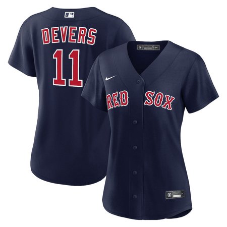 Women's Boston Red Sox #11 Rafael Devers Nike Royal City Connect Limited Player Jersey