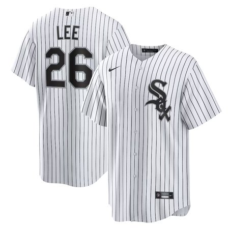 Men's Chicago White Sox #26 Korey Lee Nike White Home Replica Jersey