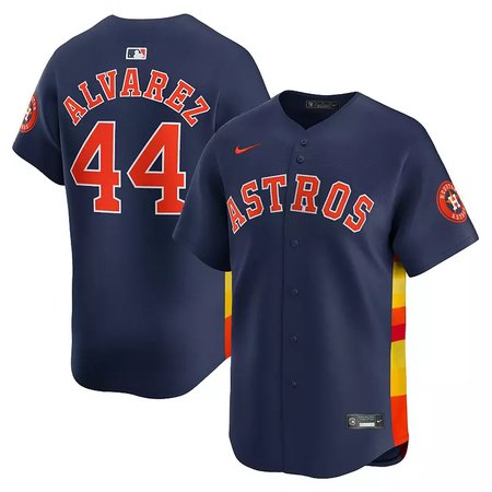Men's Houston Astros #44 Yordan Alvarez Nike Navy Alternate Limited Player Jersey