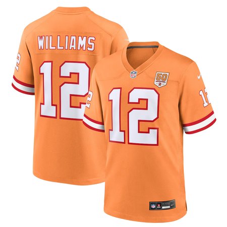 Men's Tampa Bay Buccaneers #12 Doug Williams Nike Creamsicle 50th Season Game Jersey