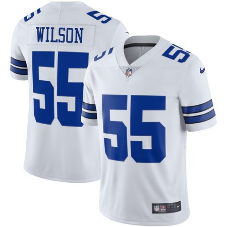 Men's Dallas Cowboys #55 Logan Wilson Esch White Color Rush Vapor Limited Stitched Jersey