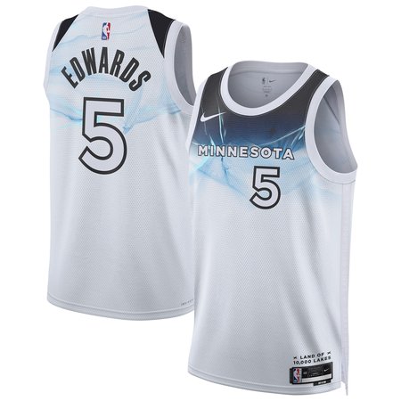 Unisex Minnesota Timberwolves Anthony Edwards Nike White 2024/25 Swingman Player Jersey - City Edition Unisex Minnesota Timberwolves Anthony Edwards Nike White 2024/25 Swingman Player Jersey - City Edition