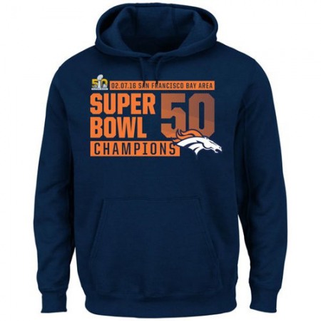 Denver Broncos Super Bowl 50 Champions Winners Take VIII Hoodie Navy