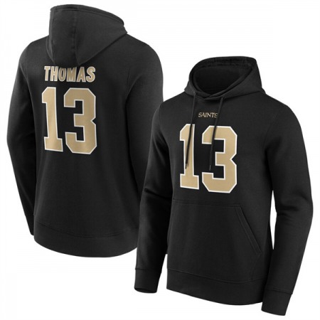Men's New Orleans Saints #13 Michael Thomas Black Hoodie Men's New Orleans Saints #13 Michael Thomas Black Hoodie