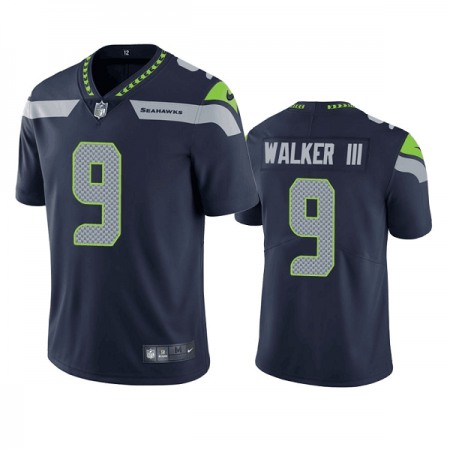 Men's Seattle Seahawks #9 Kenneth Walker III Navy Vapor Untouchable Limited Stitched Jersey Men's Seattle Seahawks #9 Kenneth Walker III Navy Vapor Untouchable Limited Stitched Jersey