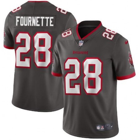 Men's Tampa Bay Buccaneers #28 Leonard Fournette New Grey Vapor Untouchable Limited Stitched Jersey Men's Tampa Bay Buccaneers #28 Leonard Fournette New Grey Vapor Untouchable Limited Stitched Jersey