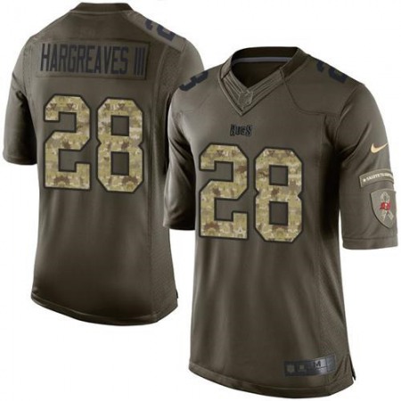 Nike Buccaneers #28 Vernon Hargreaves III Green Men's Stitched NFL Limited Salute to Service Jersey Nike Buccaneers #28 Vernon Hargreaves III Green Men's Stitched NFL Limited Salute to Service Jersey