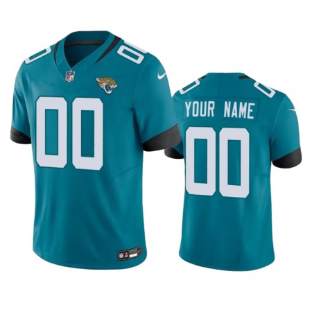 Men's Jacksonville Jaguars Active Player Custom Teal 2023 F.U.S.E Vapor Untouchable Limited Stitched Jersey Men's Jacksonville Jaguars Active Player Custom Teal 2023 F.U.S.E Vapor Untouchable Limited Stitched Jersey