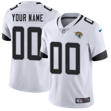 Men's Jacksonville Jaguars Customized White Vapor Untouchable NFL Stitched Limited Jersey Men's Jacksonville Jaguars Customized White Vapor Untouchable NFL Stitched Limited Jersey