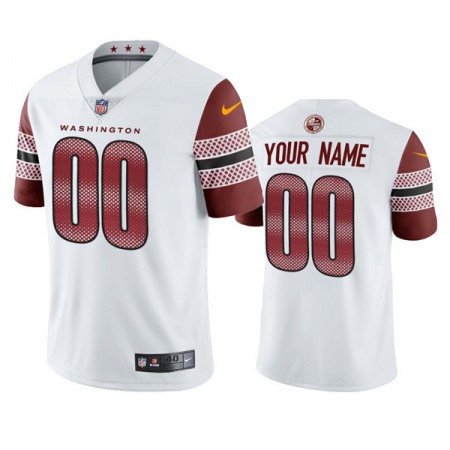 Men's Washington Commanders Active Player Custom White Vapor Untouchable Stitched Football Jersey Men's Washington Commanders Active Player Custom White Vapor Untouchable Stitched Football Jersey