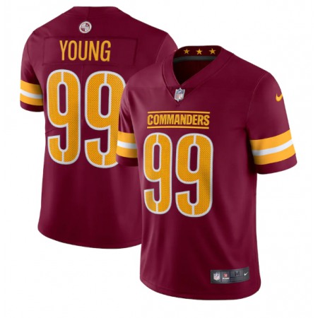 Youth Washington Commanders #99 Chase Young 2022 Burgundy Vapor Untouchable Stitched Football Jersey Youth Washington Commanders #99 Chase Young 2022 Burgundy Vapor Untouchable Stitched Football Jersey