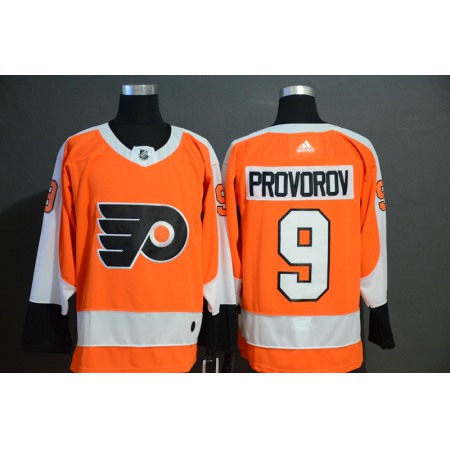 Men's Philadelphia Flyers #9 Ivan Provorov Orange Stitched NHL Jersey